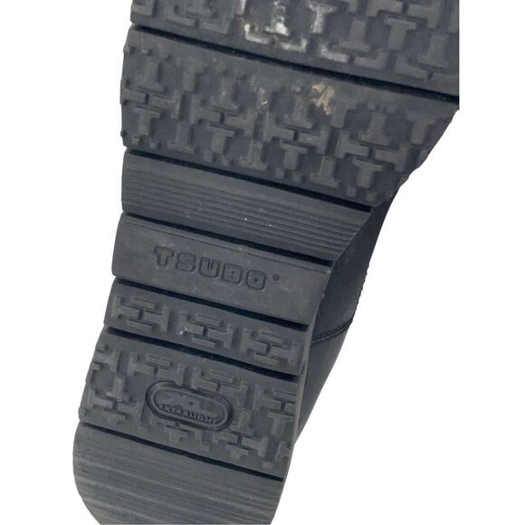 Tsbuo black boots size extra light mid calf boots size 8 - Picture 11 of 16